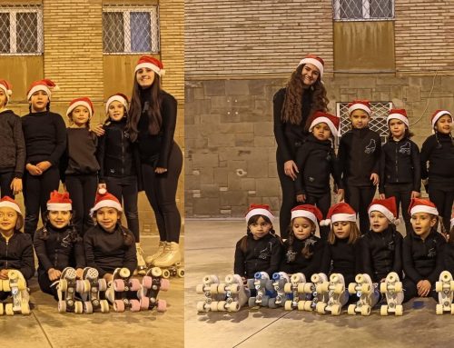 Èxit de l’exhibició de Nadal amb les patinadores més menudes de l’AE FS Arrels